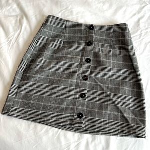 Lottie Moss plaid skirt